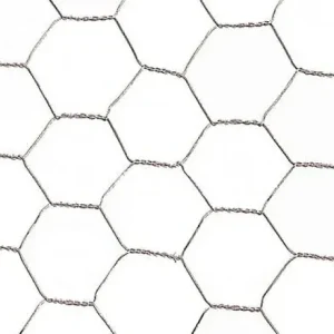 Nortene Grillage métalique 1 x 25 m – maille 13 x 0,7 mm – structure hexagonale – triple torsion