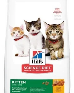 Nourrirure pour chatons, développement sain, Science Diet poulet, Hill’s