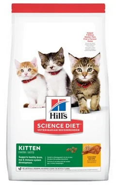Nourrirure pour chatons, développement sain, Science Diet poulet, Hill’s