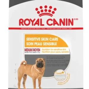 Nourriture chien moyen, soin peau sensible Royal Canin