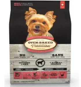 Nourriture chiens adultes, petite race, agneau, Oven-Baked 5lb (2.27kg)