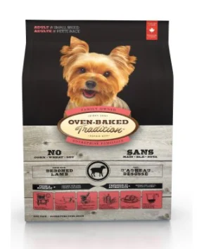 Nourriture chiens adultes, petite race, agneau, Oven-Baked 5lb (2.27kg)