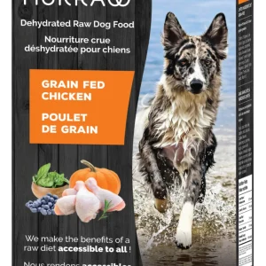 Nourriture crue déshydratée pour chien poulet Hurraw, SANS GRAINS