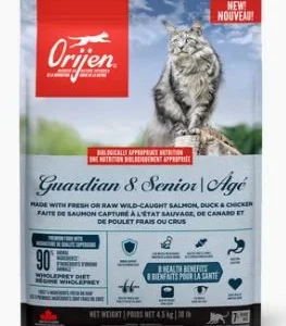 Nourriture pour chat, Guardian 8 Senior, Orijen