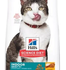 Nourriture pour chat Intérieur 11+, Science Diet Hill’s, 7LB
