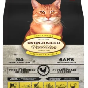 Nourriture pour chats adultes tout mode de vie au poulet, Oven Baked