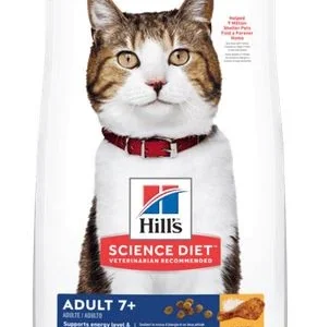 Nourriture pour chats, Science Diet adultes 7+, Hill’s