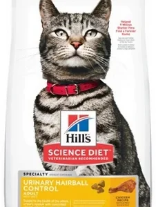 Nourriture pour chats, Science Diet urinaire et contrôle des boules de poils, Hill’s