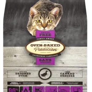 Nourriture pour chats toute étapes de vie, canard, SANS GRAIN, Oven Baked