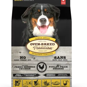 Nourriture pour chien adulte grande race au poulet, Oven-Baked 25 lb ( 11.34 kg)
