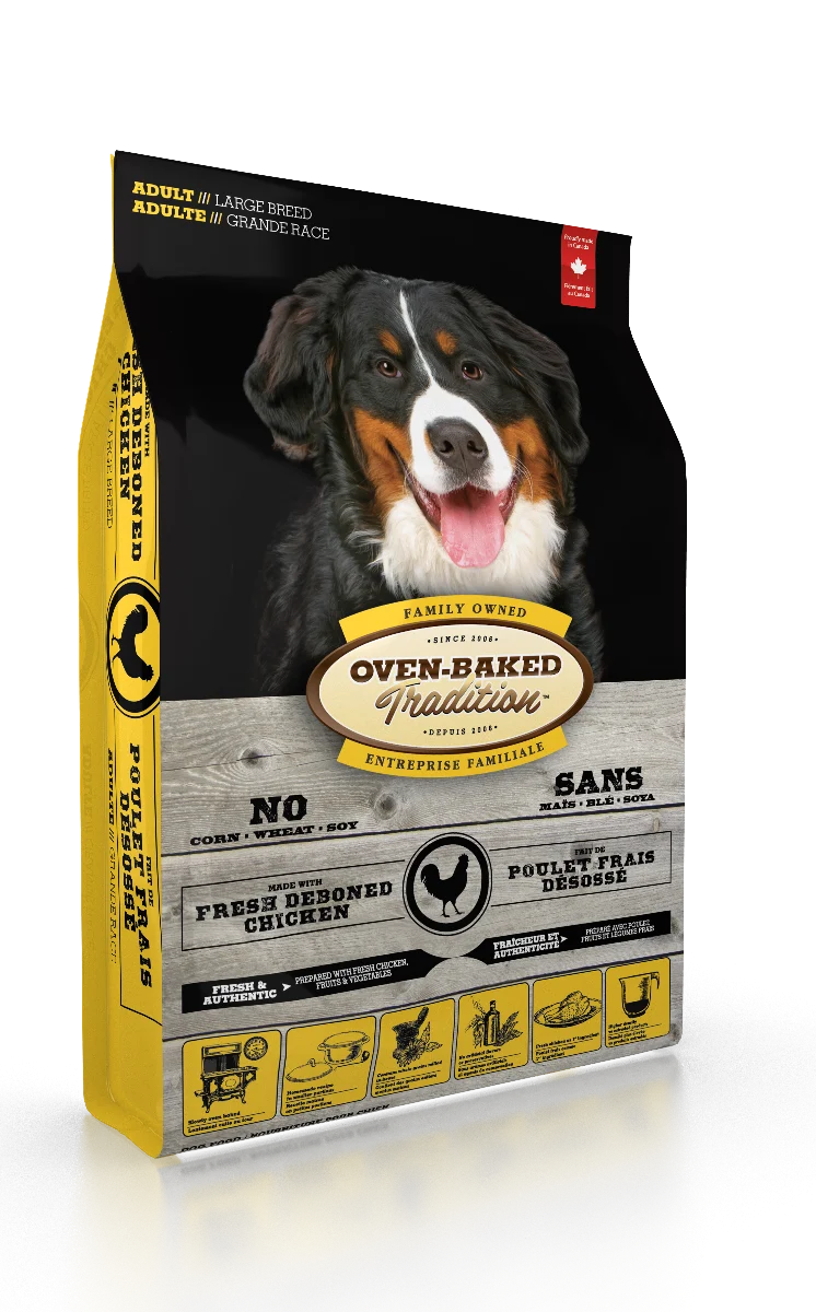 Nourriture pour chien adulte grande race au poulet, Oven-Baked 25 lb ( 11.34 kg) - Image 2