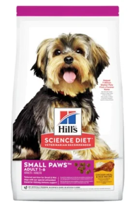 Nourriture pour chien adulte, race petites et miniatures, Hill’s Science Diet poulet