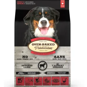 Nourriture pour chien de grande race, agneau, Oven-baked