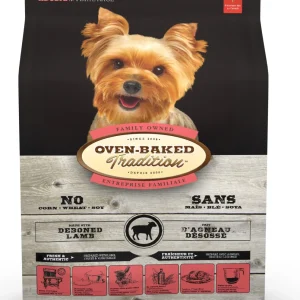 Nourriture pour chien de petite race, agneau, Oven-baked