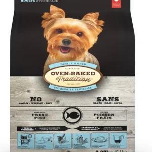 Nourriture pour chien de petite race, poisson, Oven-baked