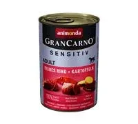 Nourriture pour chien GranCarno Sensitiv Adult d’animonda, nourriture humide pour chien adulte, pur bœuf + pomme de terre, 6 x 400 g – Comparez les prix et achetez sur