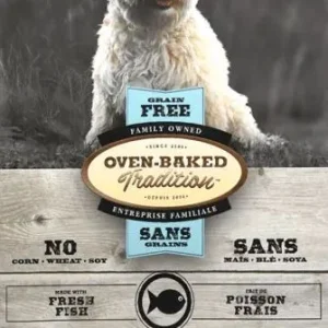 Nourriture pour chien, toutes étapes de vie, petite race, poisson, SANS GRAIN, Oven-Baked 5lb (2.27kg)