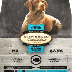 Nourriture pour chien, toutes étapes de vie, poisson, SANS GRAIN, Oven-Baked