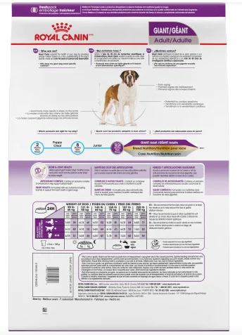 Nourriture pour chiens de taille géante, Royal canin 30lb - Image 2