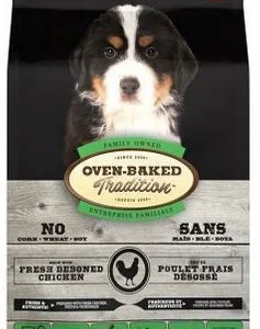 Nourriture pour chiot, grande race, poulet, Oven-Baked 25lb (11.34kg)