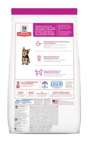 Nourriture pour chiots, race petites et miniatures, Science Diet poulet, Hill’s - Image 2