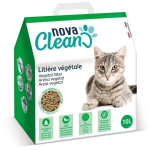 Nova Clean - Litière Végétale pour Chats - 10L
