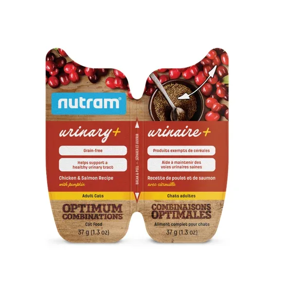 Nutram – Conserve Urinaire+ poulet et saumon pour chat