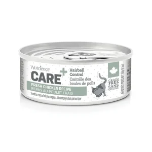 Nutrience Care – Chat Adulte Contrôle des Boules de Poils, Pâté de Poulet – Nourriture Humide Sans Grains pour Chats