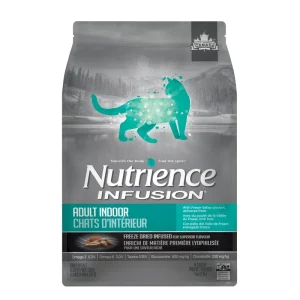 Nutrience Infusion – Chat d’Intérieure Poulet de la Vallée du Fraser avec Infusion de Foie Lyophilisée – Nourriture Sèche pour Chats
