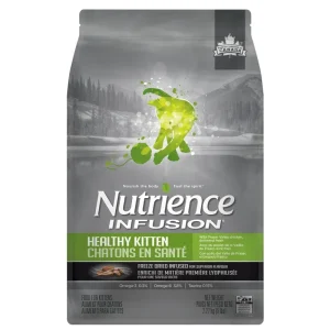 Nutrience Infusion – Chaton Poulet de la Vallée du Fraser avec Infusion de Foie Lyophilisée – Nourriture Sèche pour Chats