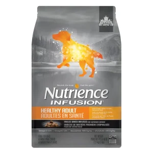 Nutrience Infusion – Chiens Adultes Poulet de la Vallée du Fraser avec Infusion de Foie Lyophilisée – Nourriture Sèche pour Chiens