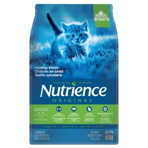 Nutrience Original – Chaton Poulet et Riz Brun – Nourriture Sèche pour Chats