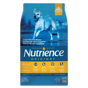 Nutrience Original – Chien Moyenne Race Poulet et Riz Brun – Nourriture Sèche pour Chiens