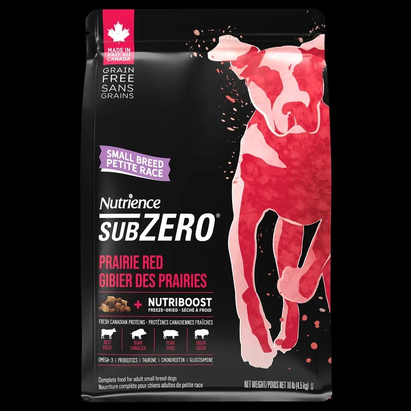 Nutrience Subzero – Chien Petite Race Gibier des Prairies avec Infusion de Foie Lyophilisée – Nourriture Sèche Sans Grains pour Chiens