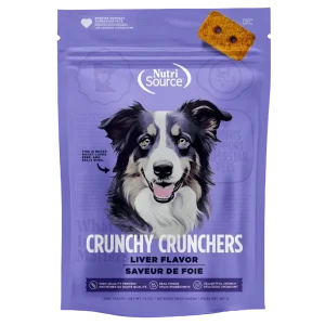 NutriSource – Gâteries – Crunchy Crunchers – Foie – Chien – 14oz