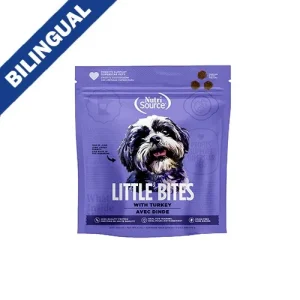 NutriSource – Gâteries – Little Bites – Dinde – Chien – 6oz