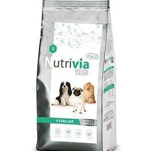 Nutrivia Vet - Croquettes Stérilisé pour Chien de Petites Races - 3Kg