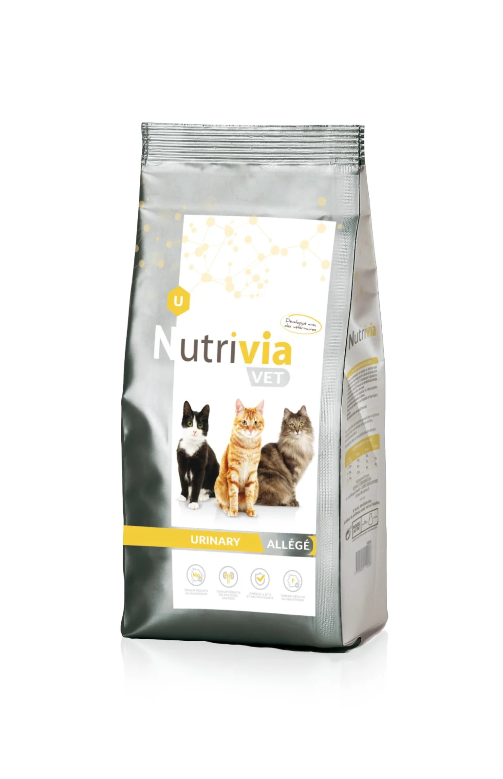 Nutrivia Vet - Croquettes Urinary Allégé pour Chat