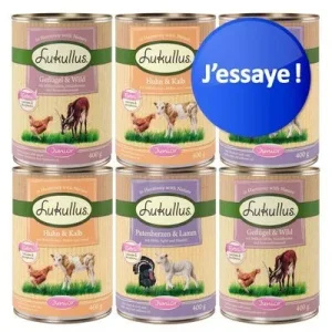 Offre découverte Lukullus Junior 6 x 400 g