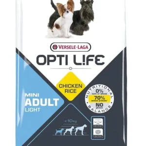 Opti Life Adult Light Mini (2.5 kg) – Versele Laga J’ai plus de croquettes