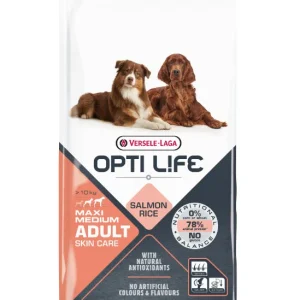 Opti Life Adult Medium/Maxi Skincare pour chien