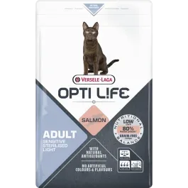 Opti Life Adult Sensitive Sterilised/Light pour Chat Stérilisés 2,5kg – Croquettes Chat – Croquettes & alimentation Opti Life