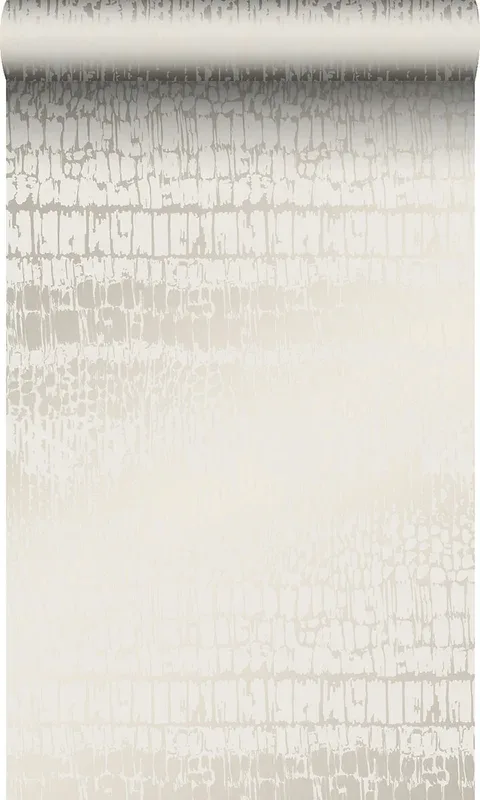 Origin Wallcoverings papier peint peau d’animal blanc cassé – 53 cm x 10.05 m – 346649