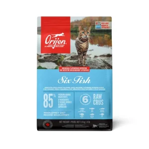 Orijen – Chat Six Fish – Nourriture Sèche Sans Grains pour Chats