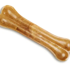 Os pour chien en cuir PRESSÉ