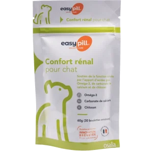 Osalia – Easypill Chat Confort Rénal – 30 boulettes