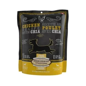 Oven-Baked – Gâterie – Poulet et Chia – Sans Grains – 454gr – Chien