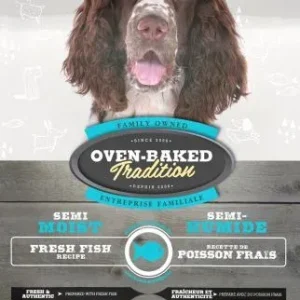 Oven-Baked, nourriture pour grand chien adulte semi humide au poisson – Animalerie en ligne animauxenligne.com