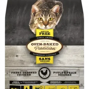 Oven-Baked Tradition – Chat Poulet Frais Désossé – Nourriture Sèche Sans Grains pour Chats