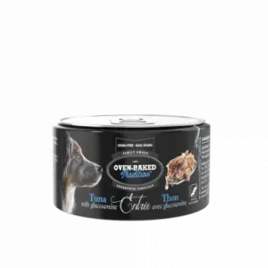 Oven-Baked Tradition – Chien Entrée Thon avec Glucosamines – Nourriture Humide Sans Grains pour Chiens